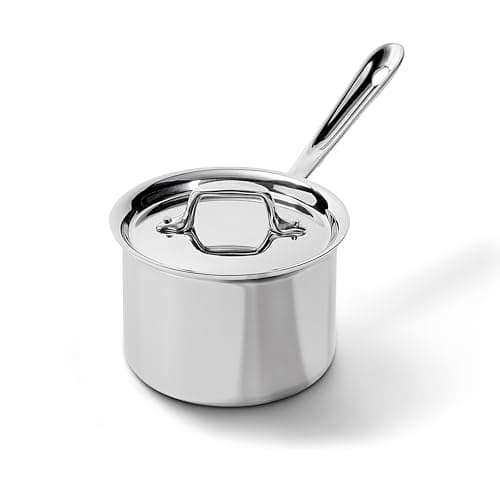 Casserole en acier inoxydable D3 de 2 quarts d All-Clad