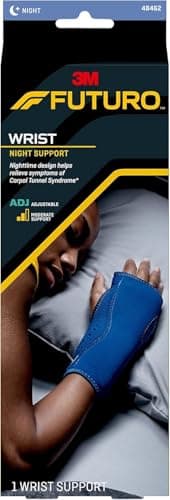 3M Futuro Wrist Sleep Support Brace Night Relief Carpal Tunnel Syndrome ...