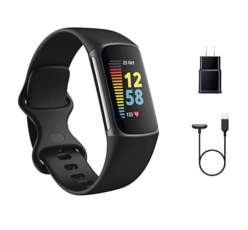 Google Fitbit Charge 6 Advanced Health and Fitness Tracker with Built-in GPS, Stress Management Tools, Sleep Tracking, 24/7 Heart Rate and more -- Silver/White