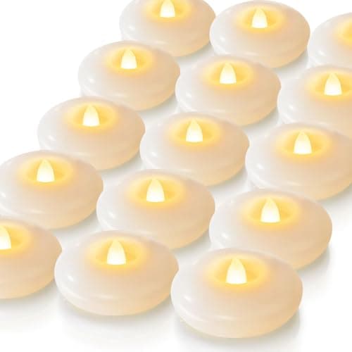HOMEMORY Waterproof Floating LED Candles