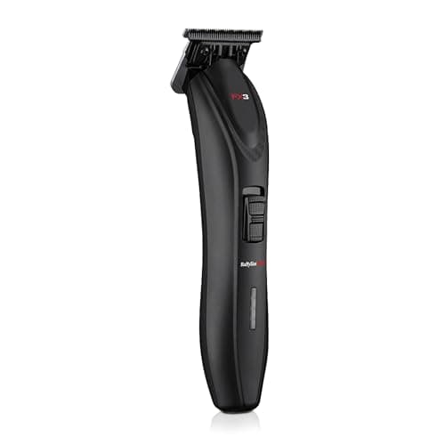 BaBylissPRO Barberology MetalFX Series - Outlining Skeleton Trimmer with exposed T-Blade, BlackFX