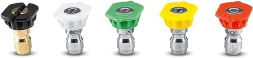 Twinkle Star Pressure Washer Spray Nozzle Tips Kit with Quick Connect