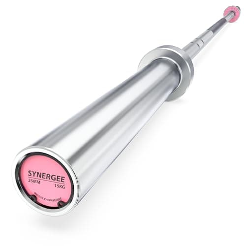 Synergee Regional Olympic 20kg Men’s Hard Chrome Barbell. Rated 1500lbs for Weightlifting and Powerlifting.