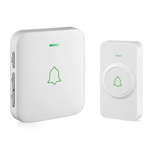 Wireless Doorbells, AVANTEK 1000 Feet Doorbell, Mini IP55 Waterproof ...