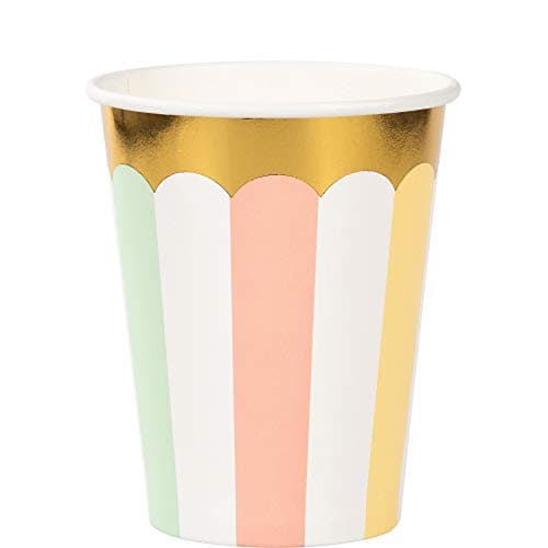 Pastel Light Blue Paper Cups 8ct | The Party Darling