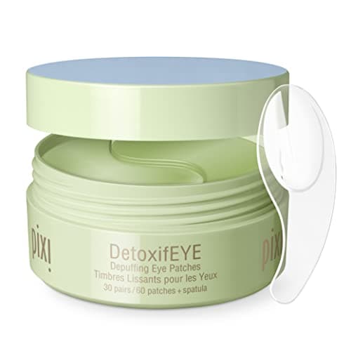 Pixi Beauty DetoxifEYE Depuffing Hydrogel Under-Eye Patches | Hyaluronic Acid & Caffeine Rejuvenate Under-Eye Skin | 30 Pairs Of Patches