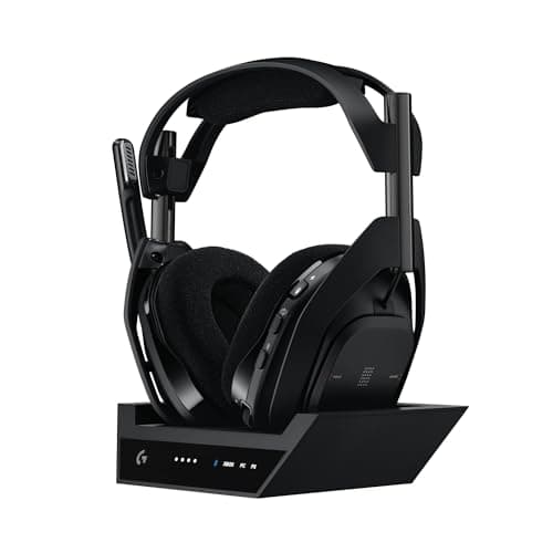 Logitech G PRO X Wireless LIGHTSPEED Gaming Headset with Blue VO!CE Mic Filter Tech, 50 mm PRO-G Drivers, and DTS Headphone:X 2.0 Surround Sound, 20+ Hour Battery Life, Black