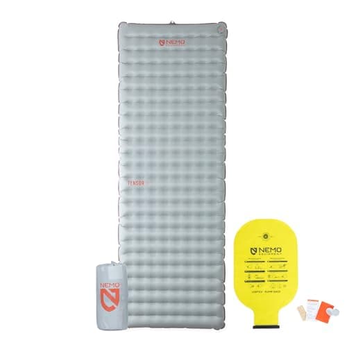 NEMO Tensor Ultralight Insulated Sleeping Pad (2022) | Insulated Camping Sleeping Pad with Quiet Support, Regular Mummy