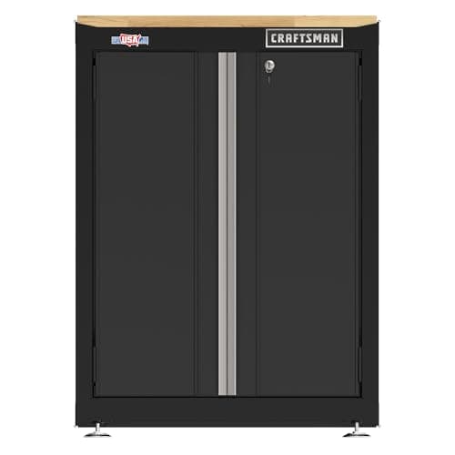 26-1/2 in Wide 2-Door Base Cabinet with Pull Out Drawer and 1in Thick ...