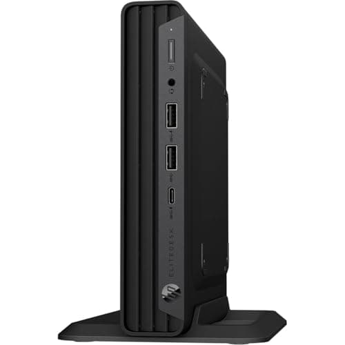 HP EliteDesk 805 G8 Mini Desktop | Ryzen 7-5700GE - 256GB SSD Hard Drive - 16GB RAM | 8 cores @ 4.6 GHz Win 11 Pro Black