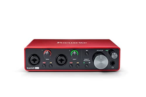 Focusrite Scarlett 2i2 (3rd Gen) USB Audio Interface with 3 months subscription to Pro Tools