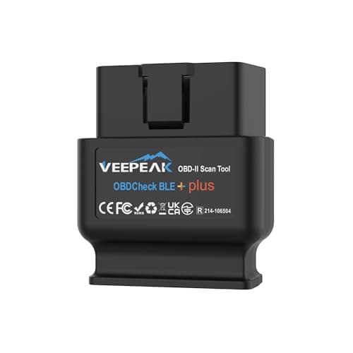 Veepeak OBDCheck BLE+ Bluetooth OBD II Scanner Car Check Engine Light Code Reader Auto Diagnostic Scan Tool for iOS & Android