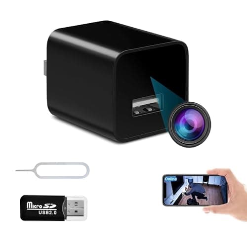 Spy Camera Charger - Premium HD 1080P Mini Hidden Camera - USB Nanny ...