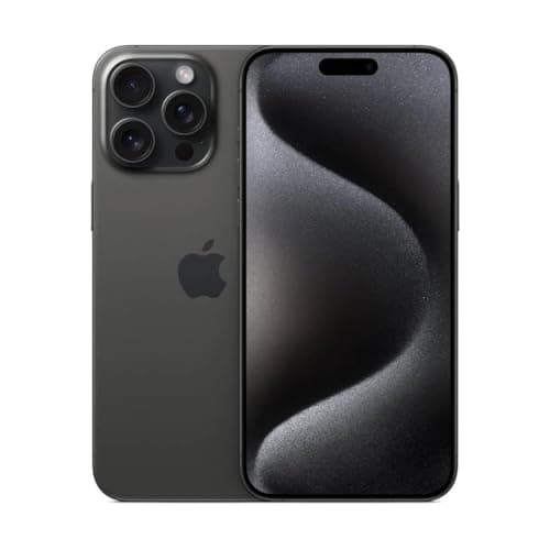 Apple iPhone 15 Pro Max, 256GB, Natural Titanium - Unlocked (Renewed)