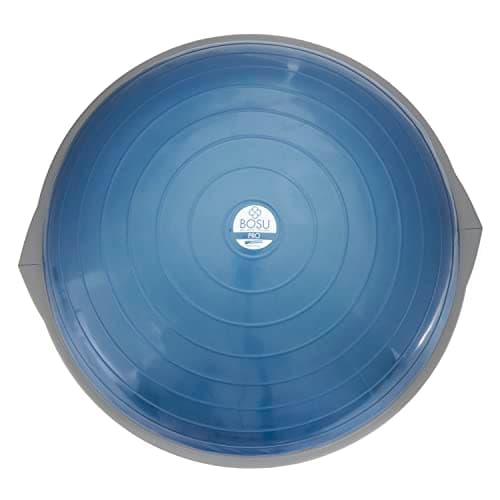 BOSU Pro Balance Trainer, Half-Ball Training Equipment, 65 cm Diameter, 350 lb Capacity - Burst-Resistant Stability Exercise Tool w/Non-Slip Base, Includes Hand Pump, Commercial-Grade