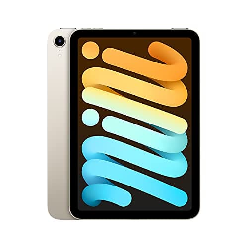 Apple iPad Mini (A17 Pro): Apple Intelligence, 8.3-inch Liquid Retina Display, 128GB, Wi-Fi 6E, 12MP Front/12MP Back Camera, Touch ID, All-Day Battery Life — Starlight