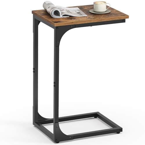 VASAGLE C-Shaped End Table LET350B01