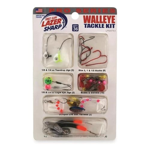 Eagle Claw Lazer Sharp Florida Coastal Saltwater Tackle Kit, 39 Piece