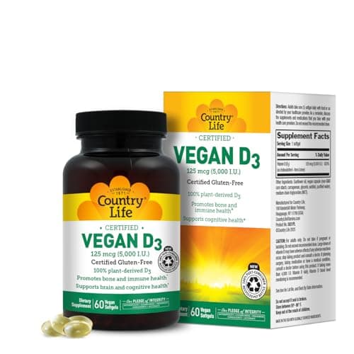 Country Life Vegan D3 5000 IU - Plant …