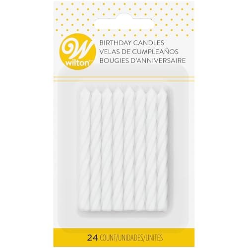 Amazon.com: Wilton Birthday Candles 2-1/2 inch 24 pack -Assorted Colors ...