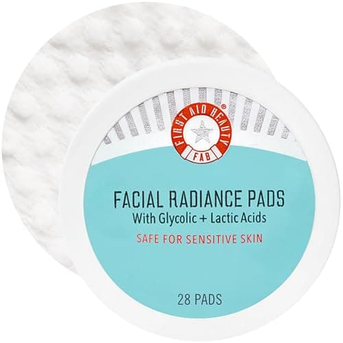 Facial Radiance Pads with Glycolic + Lactic Acids – First Aid Beauty