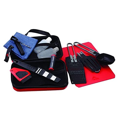 MSR Alpine Deluxe Kitchen Set, Red/Black