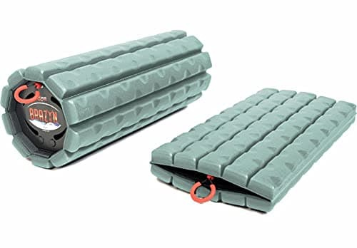 Brazyn Morph Trek Foam Roller - Collapsible & Portable Muscle Back Massager for Yoga Myofascial Release Massage (Nola)