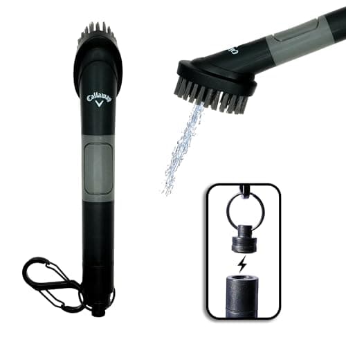 Callaway Club Cleaning Brush with Zinger, Black