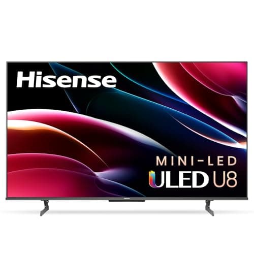 Hisense 55U78N-55 inch Mini-LED PRO 4K QLED 144Hz Google TV with Quantum Dot Technology, DTS Virtual: X, HDR10/HDR10+/HLG, 1500 Nits Peak Brightness