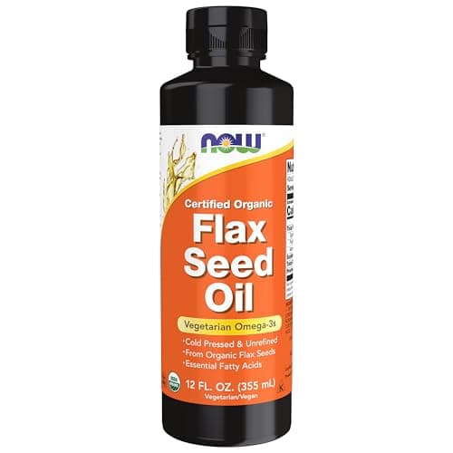 NOW Supplements, Flax Oil 1,000 mg made with Flax Oil, Cardiovascular Support, 100 Softgels
