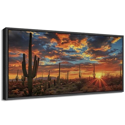 Panorama del atardecer en el desierto de Great Big Canvas