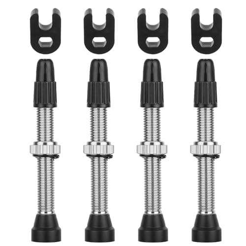 SCHWALBE Unisex's UTLV Tubeless Valve Pair, Black, 40mm