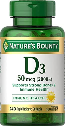 NATURE’S BOUNTY VITAMIN D 20 MCG (800 IU) SOFTGEL…