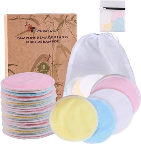 Reusable Zero Waste Make up Remover Bamboo Cotton Face Pads Eco ...