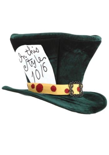 Black Jumbo Mad Hatter Hat - Black Top Hat
