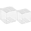 Amazon.com: Clear Gift Boxes 3" x 3" x 3" - 50 Pack, Clear PVC Plastic ...