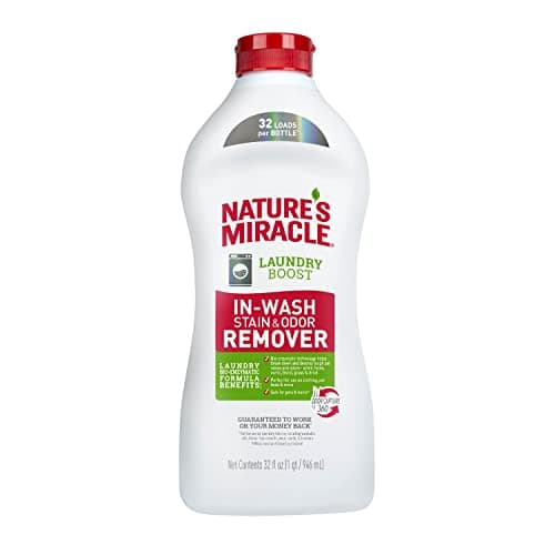 Nature’s Miracle Laundry Boost 32 Ounces, Laundry Additive, Works on ...