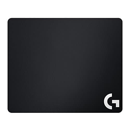 Logitech G440 Hard Gaming Mouse Pad, Optimized for Gaming Sensors, Moderate Surface Friction, Non-Slip Mouse Mat - Black