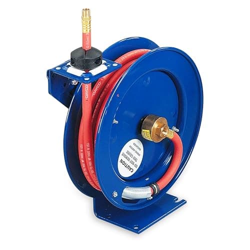 Coxreels P-LP-350 enrouleur de tuyau rétractable à basse pression pour air/eau 3/8 pouce x 50 ft