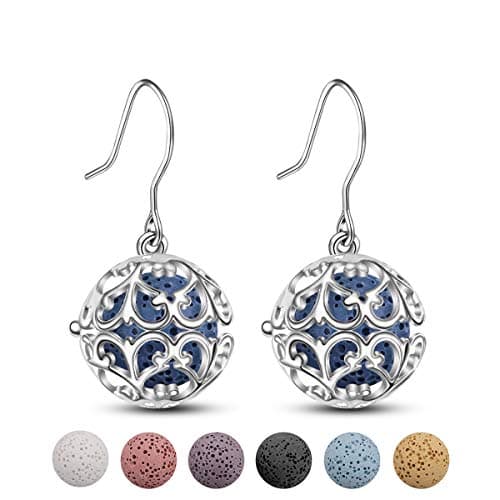 Lava Stone Diffuser Earrings