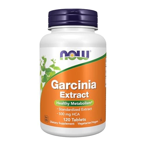 NOW Garcinia 50 Percentage Hca Tablets, 1000mg, 120 Count