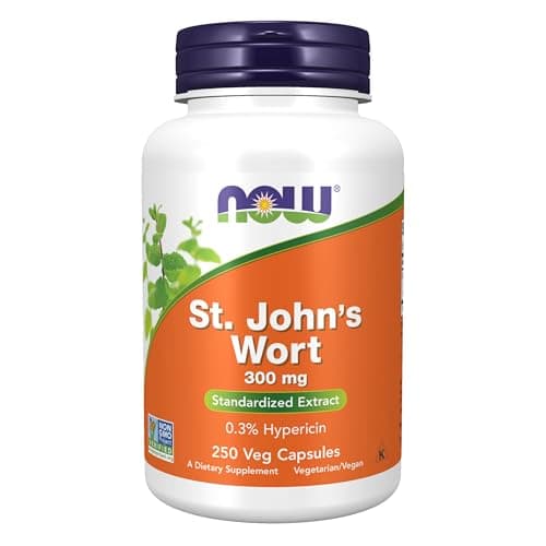 NOW Supplements, St. John's Wort (Hypericum perforatum) 300 mg, Standardized Extract, 100 Veg Capsules