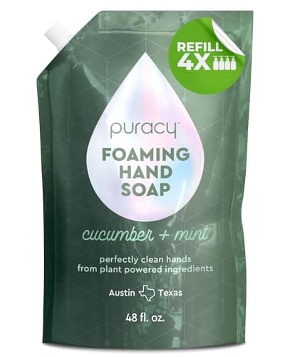 Puracy Hand Soap - Cucumber & Mint, Natural Moisturizing Liquid Soap ...