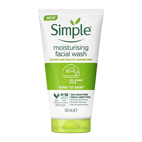 Amazon.com: Simple Kind to Skin Moisturising Facial Wash (150ml ...