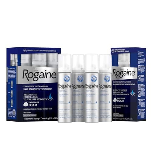 Espuma de minoxidil al 5% para hombres de Rogaine