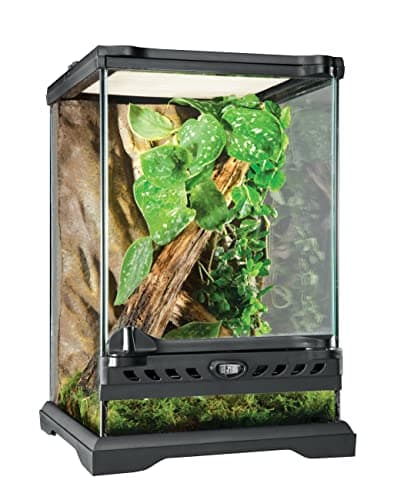 Exo Terra Nano Tall Glass Reptile Terrarium - 20 x 20 x 30 cm (8 x 8 x 12 in)