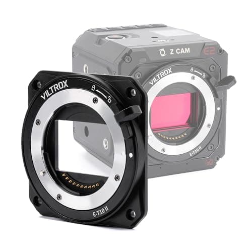 VILTROX E-T10 II Lens Mount Adapter, E Mount Lens to Z-CAM Cinema Cameras Autofocus Adapter Converter Compatible with E Mount Lens to Z-CAM E2-M4 E2-S6 E2-F6 E2-F8 Cinema Cameras