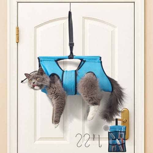 Extra Savings, Pet Grooming Hammock for Cats and Dogs, Adjustable ...