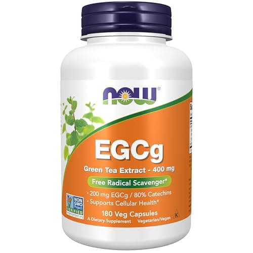 NOW Supplements Green Tea Extract 400mg Capsules, 100 Capsules