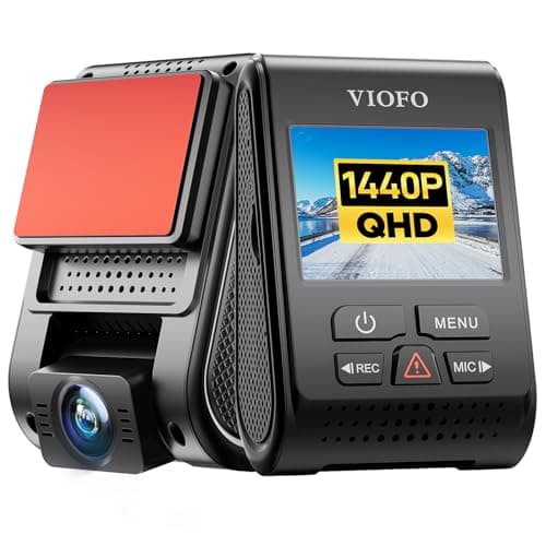 VIOFO A119 V3 Dash Cam 2K, GPS, True HDR, Buffered Parking Mode 24h, 2560x1660P Quad HD+ Car Dash Camera, Ultra Clear Night Vision, 140 Deg Wide Angle, Motion Detection, G-Sensor, Time Lapse, Loop Record